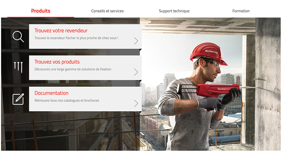 Navigation par catégories nouveau site Fischer Navigation par catégories nouveau site Fischer